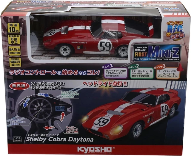 Kyosho Mini-Z Shelby Cobra Daytona 66611 Rojo 1/28 – Coche RC Kyosho Mini-Z Shelby Cobra Daytona 66611 Rojo 1/28 – Coche RC