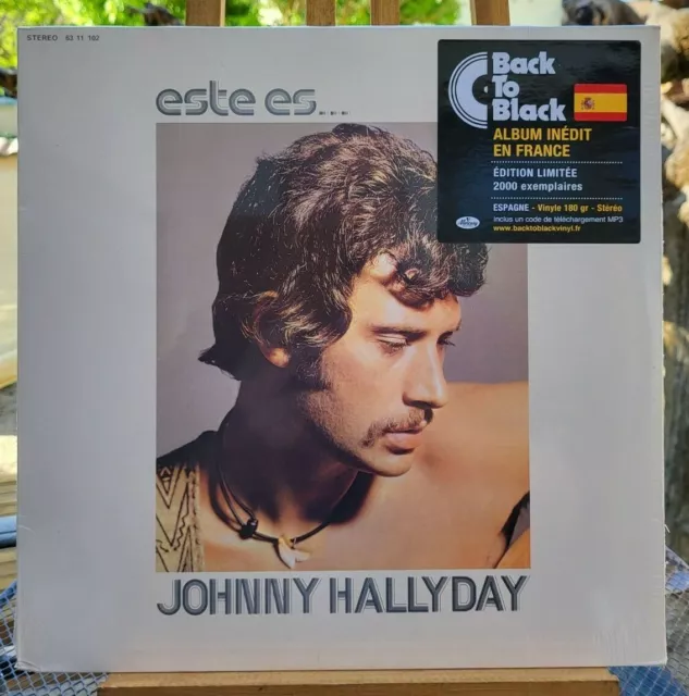 LP 33T Johnny Hallyday ‎– Este es..Fra 2016 Edit Limitée 2000 Pieces NEUF Scellé