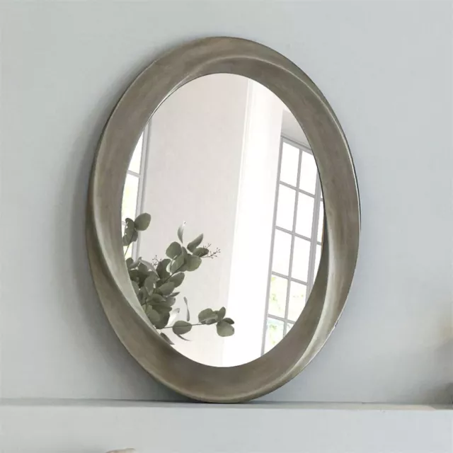 LUVODI Characteristic Oval Frame Wall Mirror Beveled Edge Accent Mirror Bathroom
