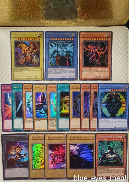 Yugioh! Yugi's Legendary Deck YGLD Karten Auswahl:Götter Dunkler Magier Exodia!