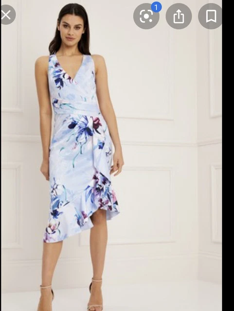 Lipsy alana print soft structured bodycon dress deals