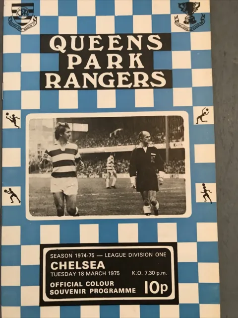 Q.P.R v Chelsea(Division 1 74/5) 18/3/75