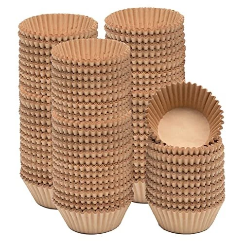 1000pcs Natural Cupcake Liners Muffin Linner No Smell, Food Grade Baking
