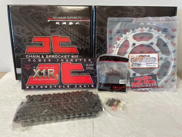 Caltric Red Drive Chain & Sprocket Kit For Yamaha FZ6 / FZ6S (2004-2009) – 530 Chain