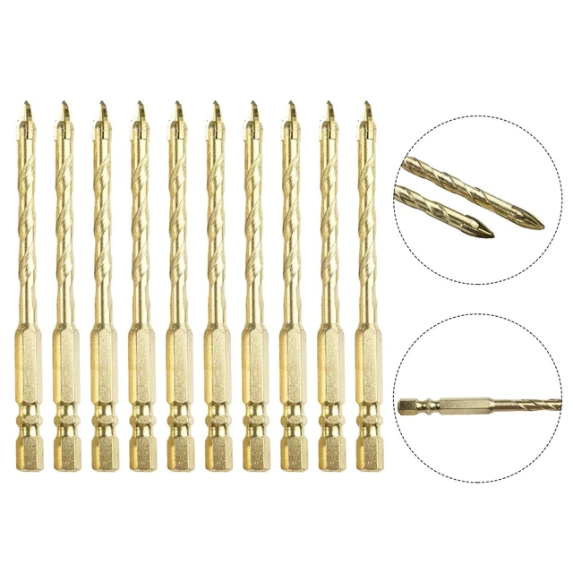 Muratura Set Punte Trapano Per Mattone Pietra 5 PC - Foto 6