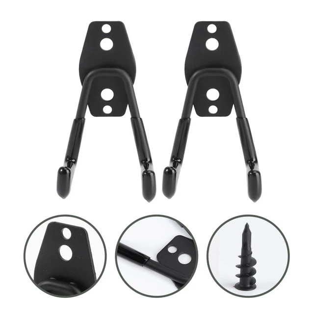 Lot De 8 Crochets Muraux Charges Lourdes - Crochets En J Pour Garage, Outils De Jardin Et Échelles