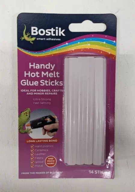 Bostik Handy Hot Melt Glue Sticks (Pack 14)