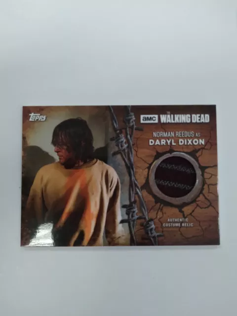 2017 Topps Walking Dead Season 7 Costume Relic Norman Reedus/Daryl Dixon 