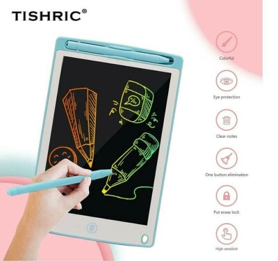 12 Pouces 28cm Rouge Tablette Numérique avec Stylet Portable Ardoise Magique Mustdunet Tablette Ecriture LCD Tablette Graphique Dessin et Ecriture 
