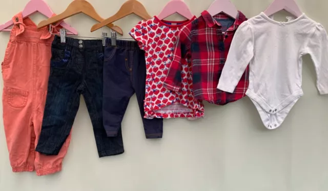 Girls bundle of clothes age 9-12 months Tu Primark George