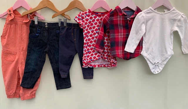 Girls bundle of clothes age 9-12 months Tu Primark George