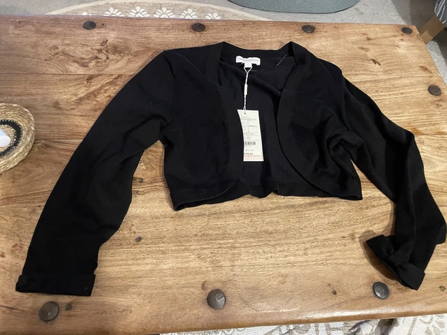 Monsoon black shrug sale