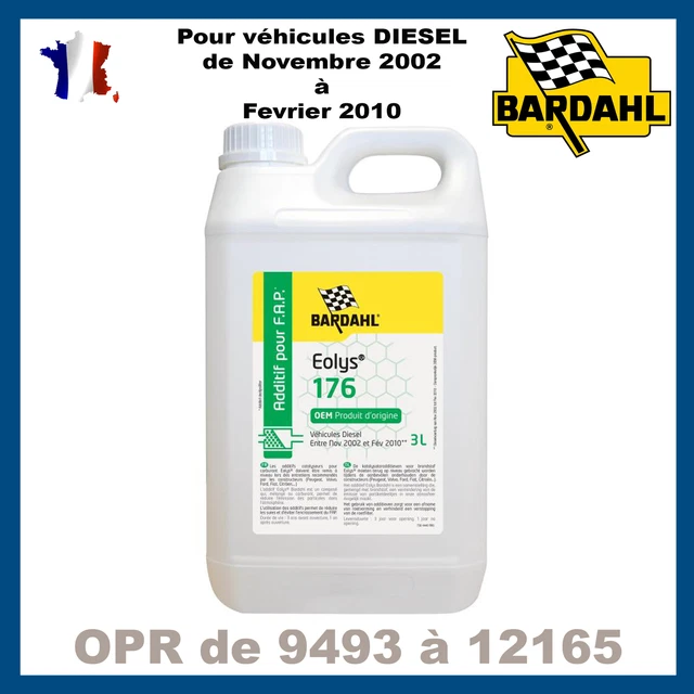 CERINE ADDITIF FAP (filtre à particules) Eolys 176 Vert Bardahl 3L HDI BAR44406 EUR 99,00