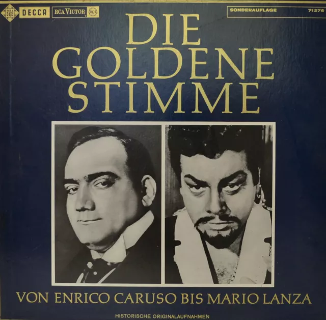 Enrico Caruso - Mario Lanza - Die Goldene Stimme   12" 6 Lp Box  (O667)