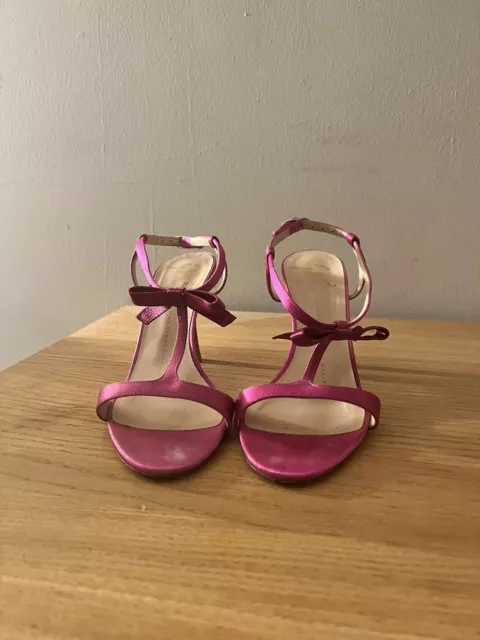 Giuseppe Zanotti Satin Pink Bow Sandals 36.5 $895