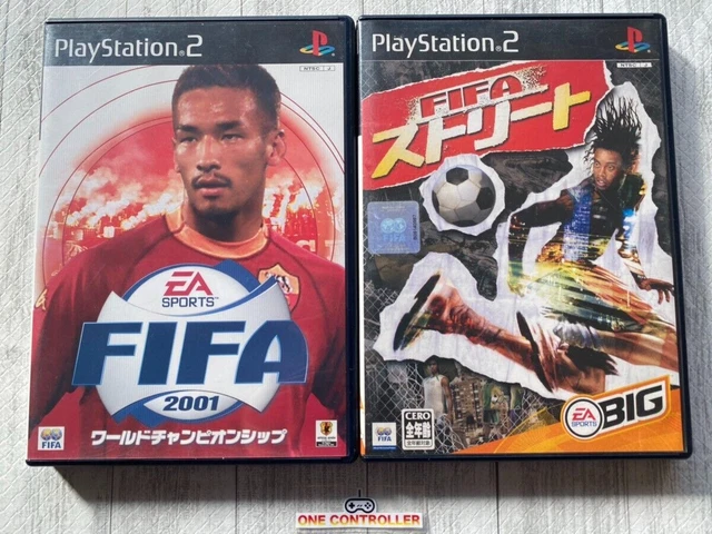 SONY PlayStation2 PS2 FIFA2001 World Championship & FIFA Street  set from Japan