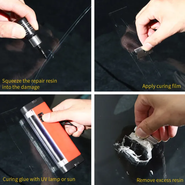 New Automotive Glass Repair Liquid DIY Car Window Glass Crack Chip Repair Tool
