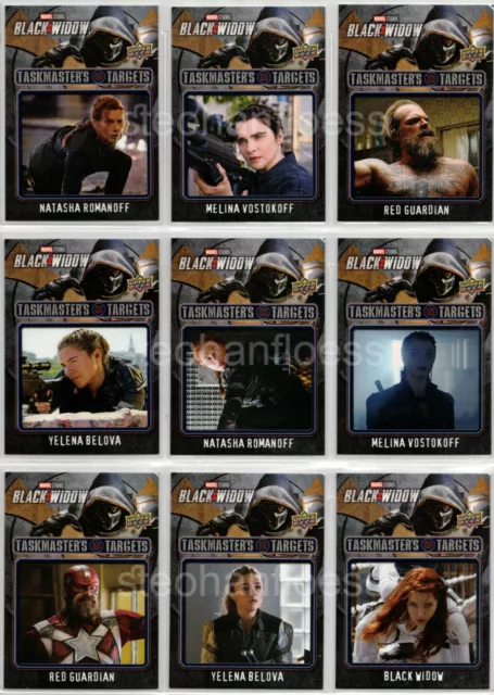 Upper Deck Black Widow Taskmaster's Target You Pick the Card, Finish Your Set