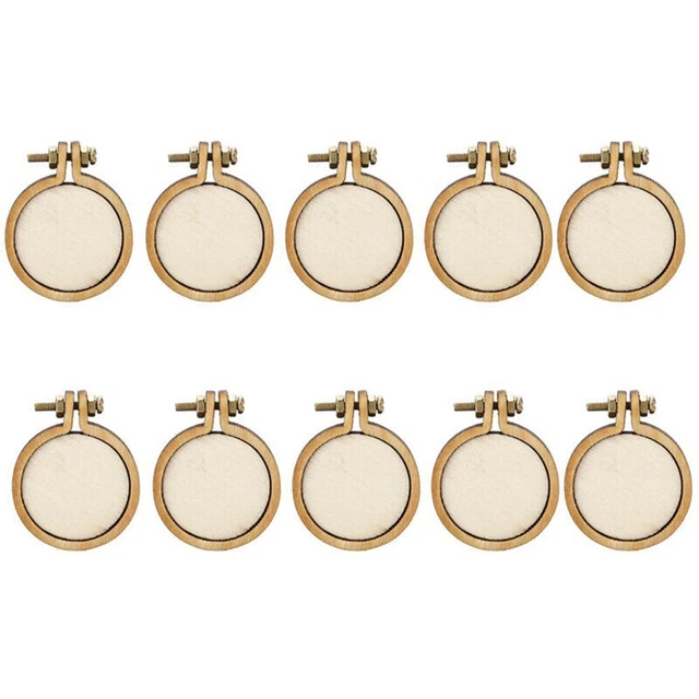 Rond Broderie Cerceau Outils 10 Pièces / Set 2.5cm Diy-Decoration Fixe Mini