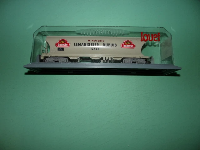 Wagon Citerne Jouef HO échelle 1/87 - Lemanissier Dupuis Caen - France