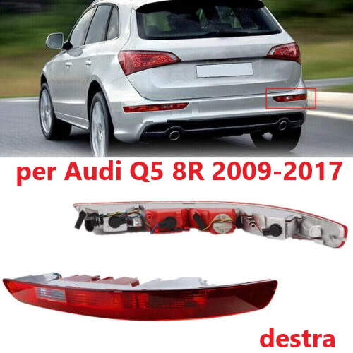 Fanale Posteriore Dx Faro Posteriore Destro Per Audi Q3 8U 2011-2014 - Retronebbia Inferiore Faro Dx Audi Q3 8U 2011-2014 Retronebbia Parautti - Foto 4