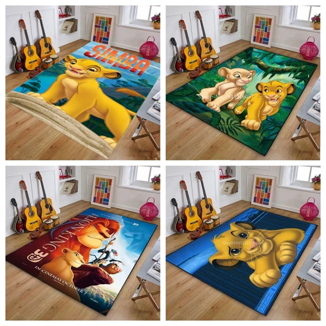 Tappeto 3D bambini The Lion King Simba tappeto camera da letto tappetini zerbino