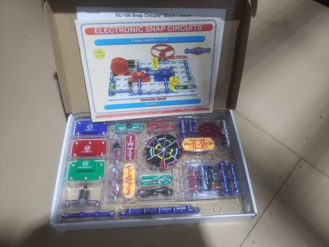 Snap Circuits Jr. By Elenco  Model SC-100 Perfect, Complete