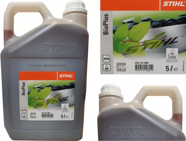 Stihl Sägekettenhaftöl BioPlus 5 L Biologisch abbaubares 07815163004