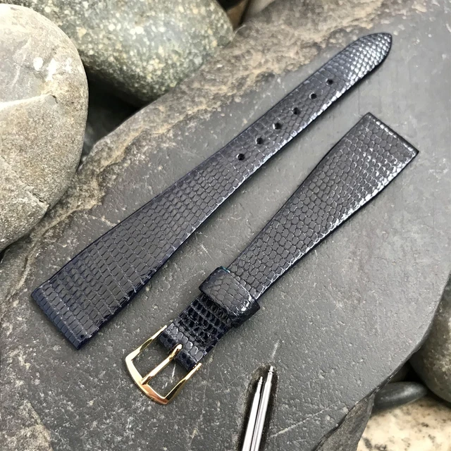 Womens JB Champion Java Lizard 5/8" 16mm nos unused 1970s Vintage Watch Band