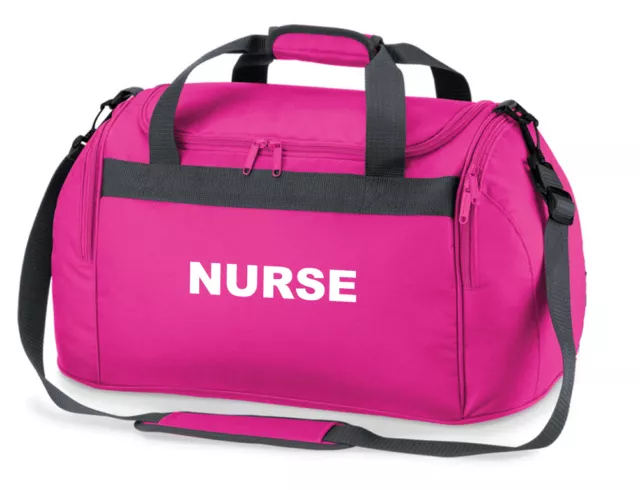 NURSE Pink Holdall/Work Bag for Paramedic First Responder St John 2 Free Pens