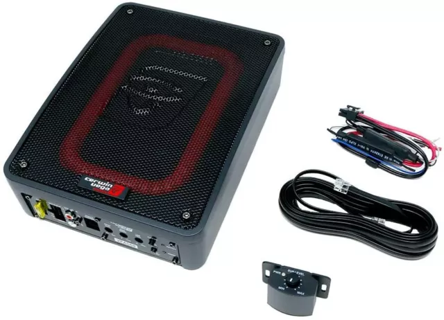 Cerwin Vega Vega 10 2Ω 200W RMS Active Subwoofer by Cerwin-Vega Mobile:  Powerful Bass, Built-in Passive Radiator, PWM MOSFET, Remote Control, Car