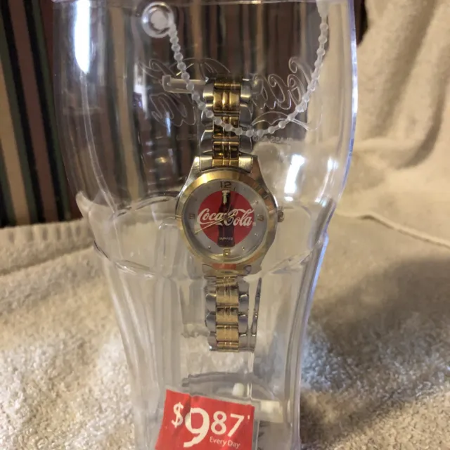 Coca-Cola Ladies Watch Gold/silver Band