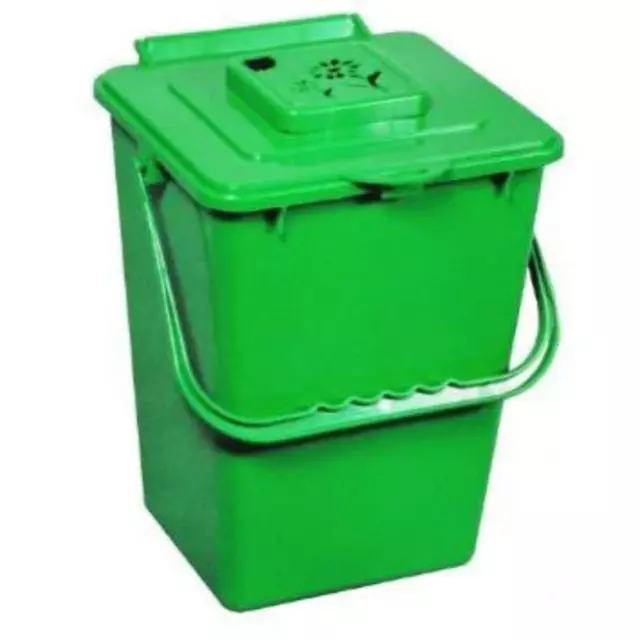 2.4 Gallon Kitchen Composter Compost Waste Collector Bin - Green