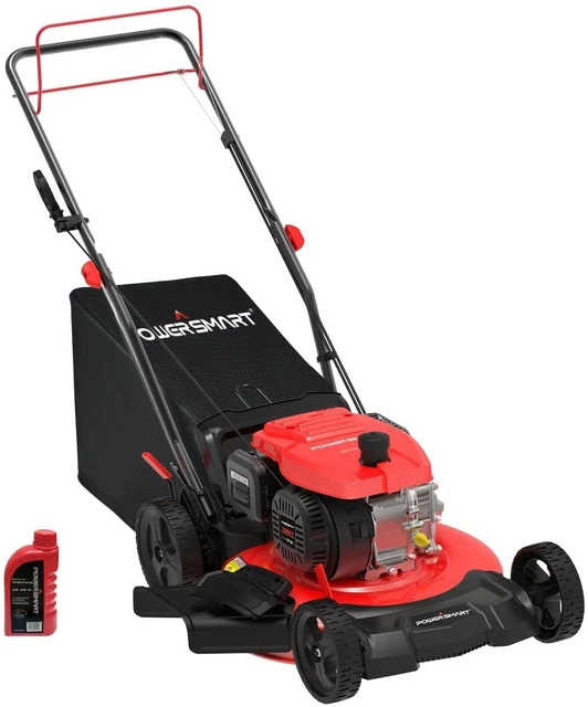POWERSMART SELF PROPELLED Gas Lawn Mower21 Inch 209CC 4Stroke Engine