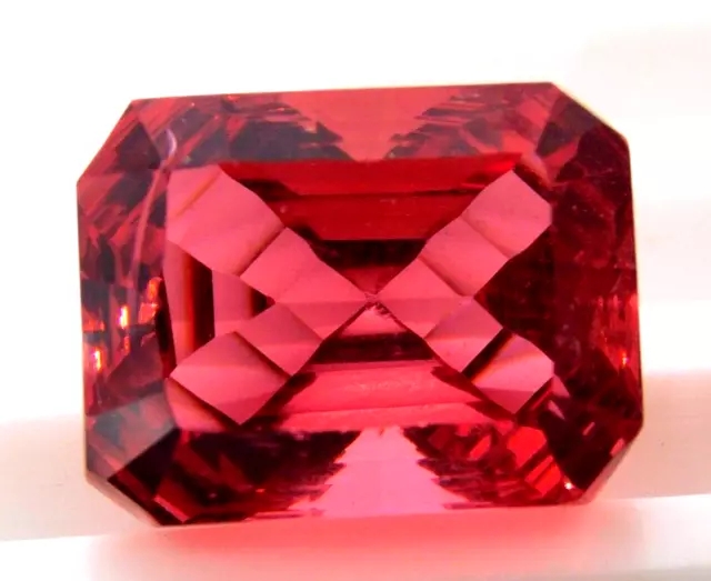 12.90Ct Natural Padparadscha Sapphire Master Cut Gemstone Certified 14.5X11mm