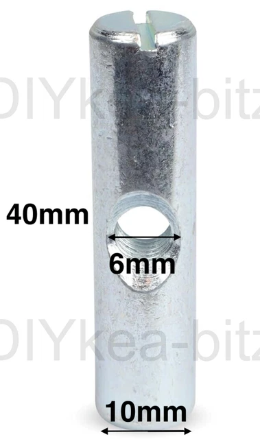 IKEA Cross Dowel Nuts IKEA Cross Dowel Dual Hole Nut Sleeve - Part