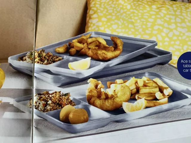 NEW Tupperware Dining Trays (set 4)