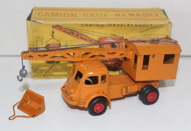 Camion Grue RENAULT CIJ FRANCE - Miniature Collection Réf 3/81 - Avec Boîte