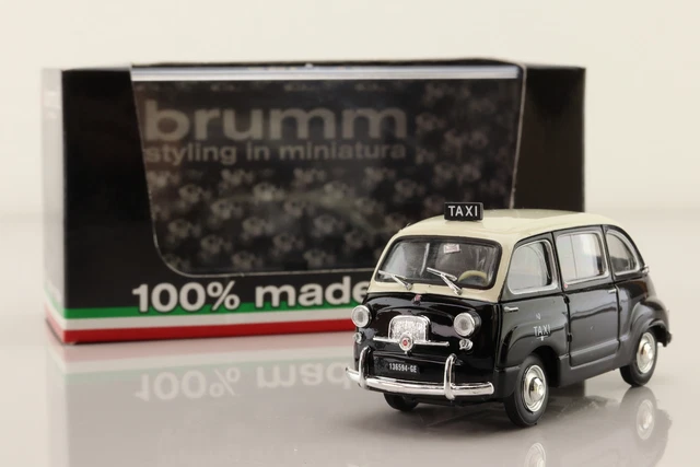 Brumm R481; Fiat 600 Multipla; 1960; Taxi di Genova; Minor Damage Boxed