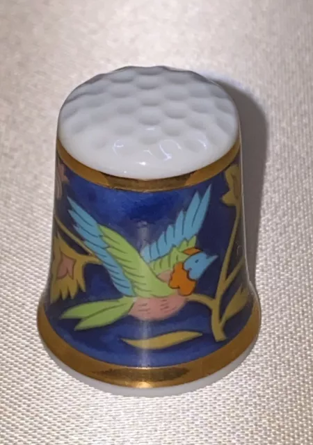 Shozan Japan Porzellanfingerhut Vogel Porcelain Thimble