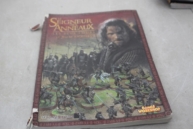 LIVRE GAME WORKSHOP seigneur des anneaux les deux tours EUR 11,00