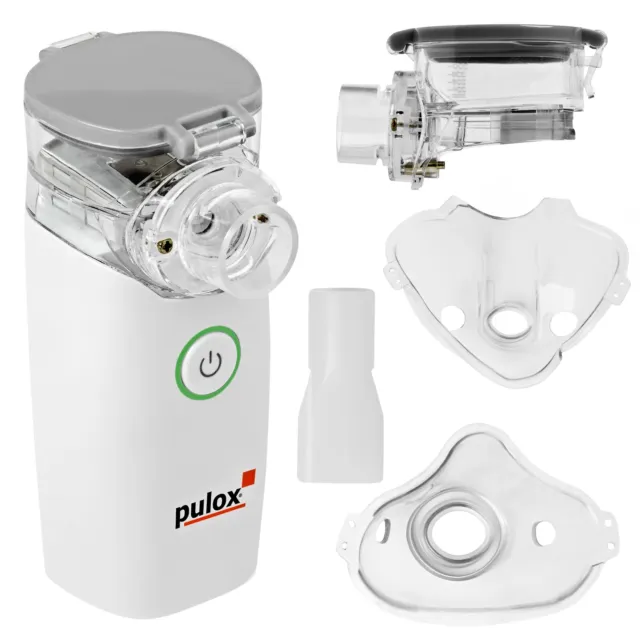 Pulox Inhalator Vernebler IN-100 mit Maske für Kinder und Erwachsene
