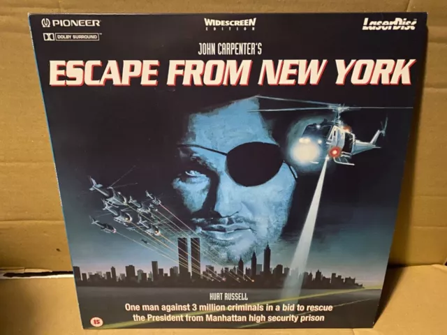 Escape From New York - Laser Disc Movie Film