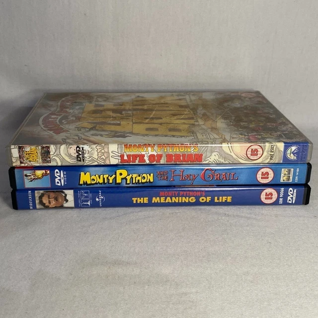 MONTY PYTHON: LIFE of Brian/Holy Grail/Meaning of Life DVD Bundle PAL ...
