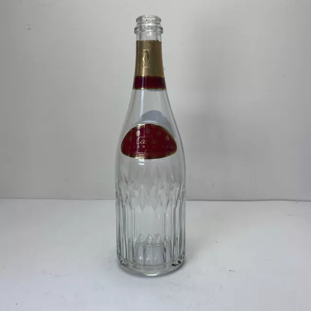 Cartier Champagne 750ML BRUT Bottle Empty Crystal Cuvee Vranken Pommery