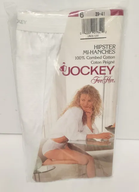 VINTAGE JOCKEY FOR Her Hipster Mi-Hanches 1990s Size 6 - 90's NOS - New  Sealed $19.91 - PicClick