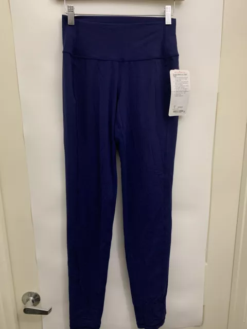 Lululemon Simply Bare Tight size 8 Darkest Magenta NWT Purple Yoga Pants  Nulu 