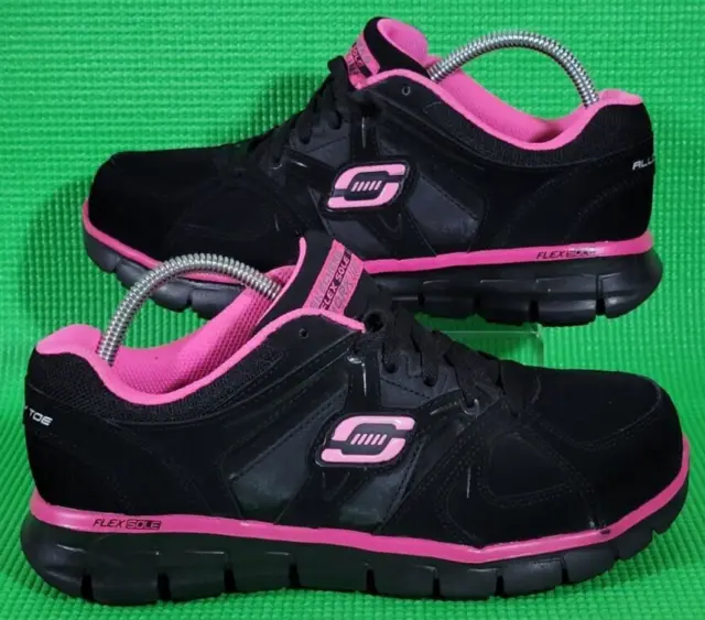 Skechers Work Synergy - Sandlot Alloy Toe Work Shoes - Women's Size 8.5 - EUC!