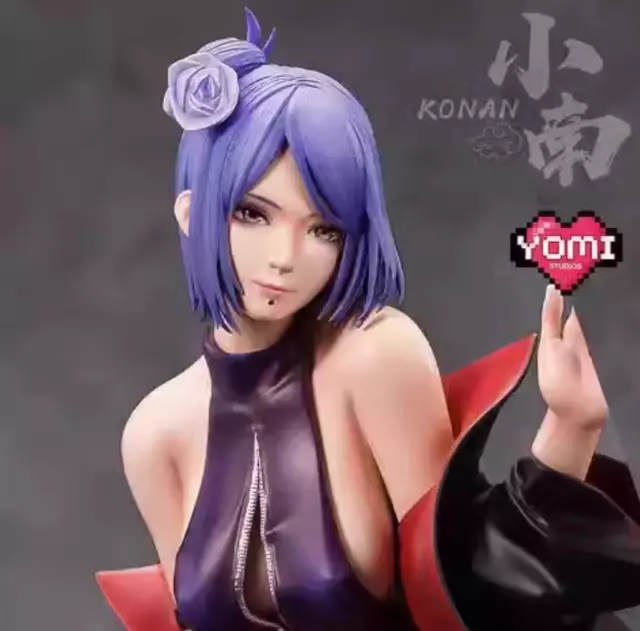 Anime NARUTO Konan Stehende Haltung 1/7 Pvc Figur Modell Statue Sammlerstück