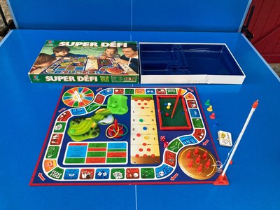 Jeu De Societe " Super Defi "  Par Mb 1986 Vintage Complet En Boite